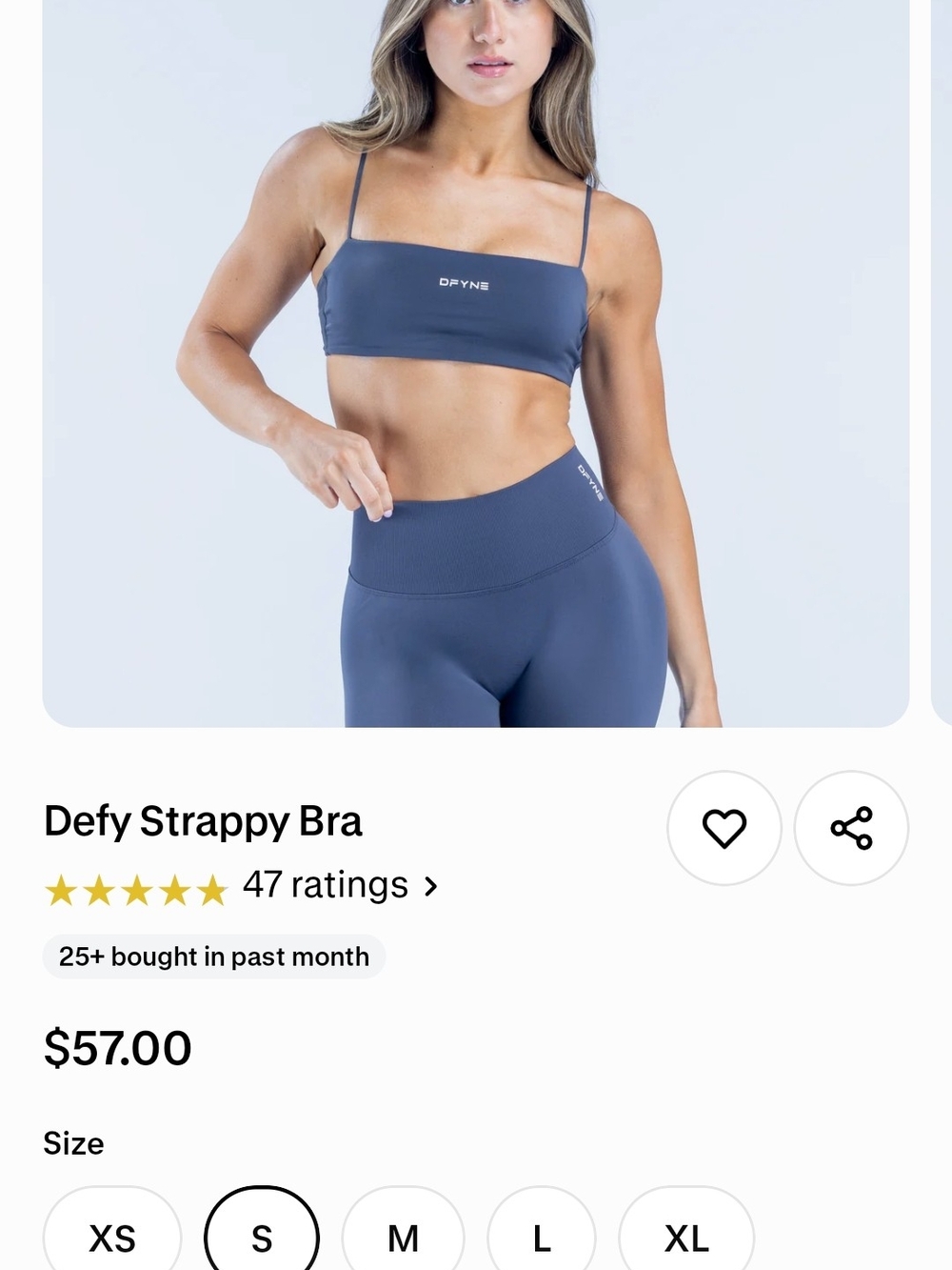 Defy Tank Top — Slate Blue - Picture 2 of 2
